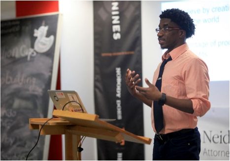 Gregory St. Fort speaking